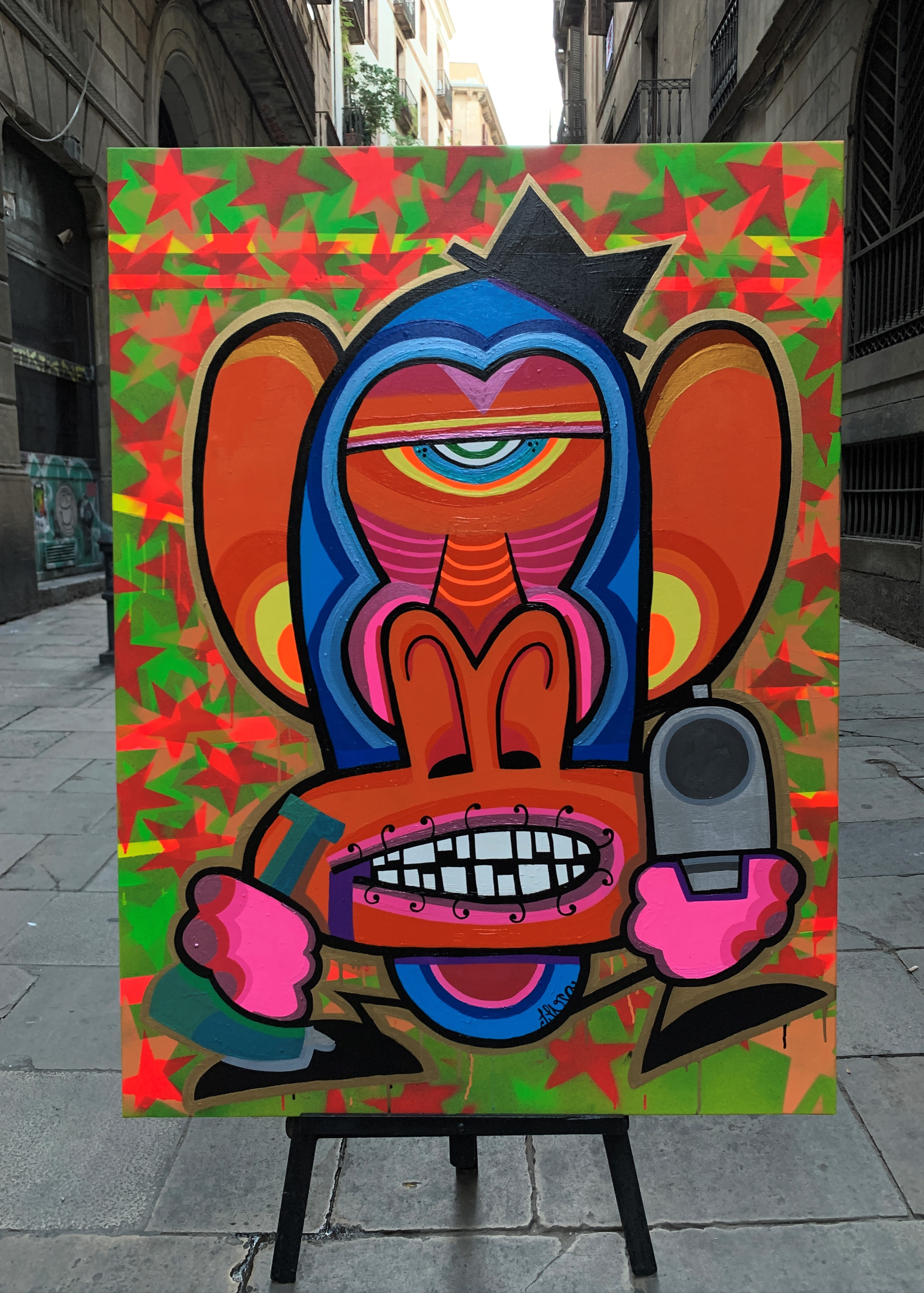 J Loca Works On Canvas